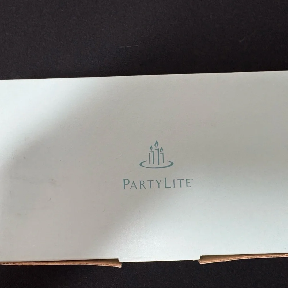 PartyLite elegant frosted
